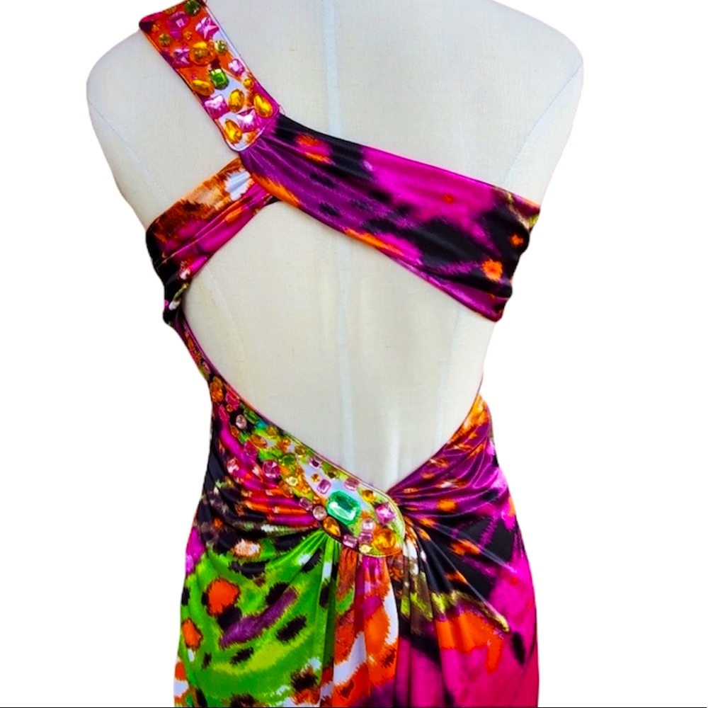 Formal Long Embellished Birthday Gown Bridesmaid Prom Dress Sz  5 (S) - Picture 8 of 10